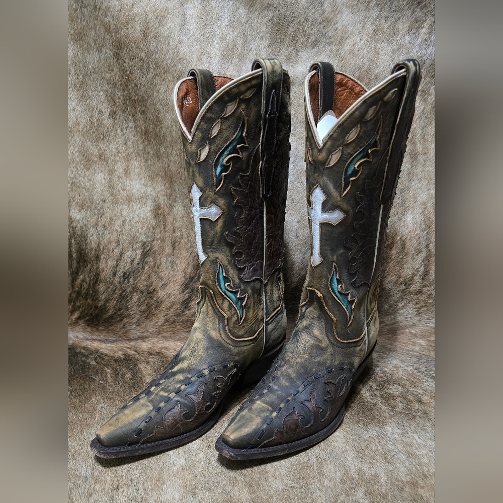 Dan Post Anthem Cross Boots size 7